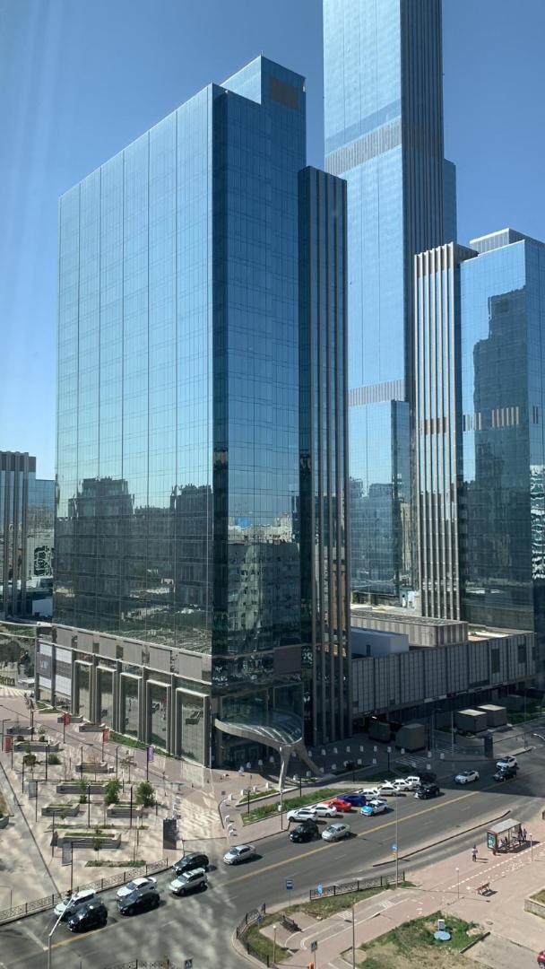 أستانا Квартира С Видом На Abu Dhabi Plaza المظهر الخارجي الصورة